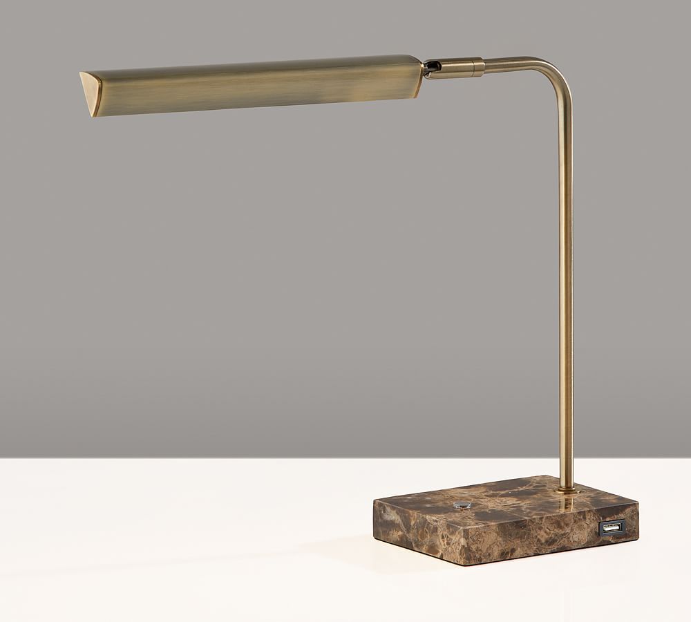 Lakeview Marble LED Table Lamp