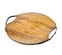 Modern Rustic Round Serving Tray