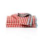 Caravan Gingham Linen Napkins - Set of 4