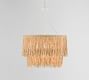 Jolene Tiered Natural Abaca Rope Chandelier