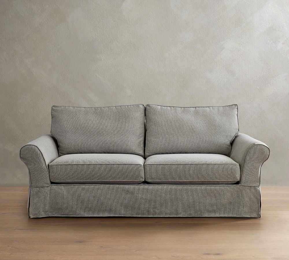 PB Comfort Roll Arm Slipcovered Sofa (68&quot;-102&quot;)