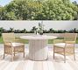 Ellie Outdoor Round Dining Table, Light grey
