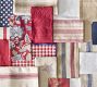 Americana Star Embroidered Cotton/Linen Napkins - Set of 4