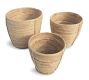 Alameda Cane Rattan Baskets, Set of 3