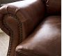 James Roll Arm Leather Power Lift Recliner