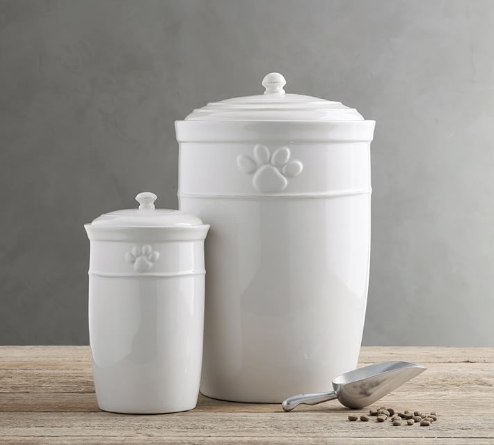 Cambria Pet Food Canister Pottery Barn