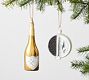 Champagne &amp; Caviar Glass Ornaments