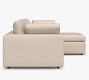 Dream Wide Arm Chaise Sectional (120&quot;&ndash;130&quot;)