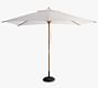 Premium 10' Rectangular Outdoor Patio Umbrella &ndash; Eucalyptus Frame&#8203;