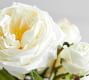 Faux Rose Bundle - White