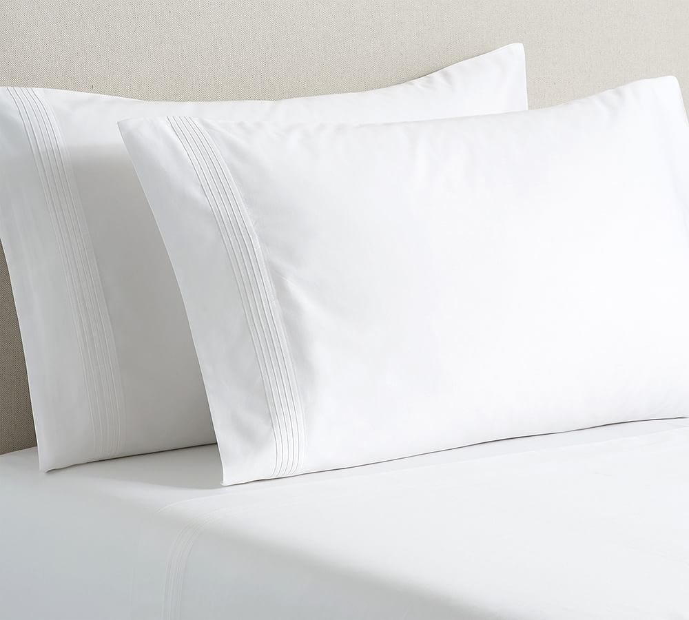 500-Thread-Count Sateen Pillowcases - Set of 2