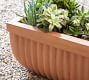Concrete Fluted Outdoor Planters