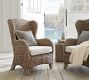 Seagrass Wingback Chair