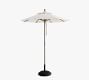 6' Round Outdoor Patio Umbrella &ndash; Eucalyptus Tilt Frame&#8203;