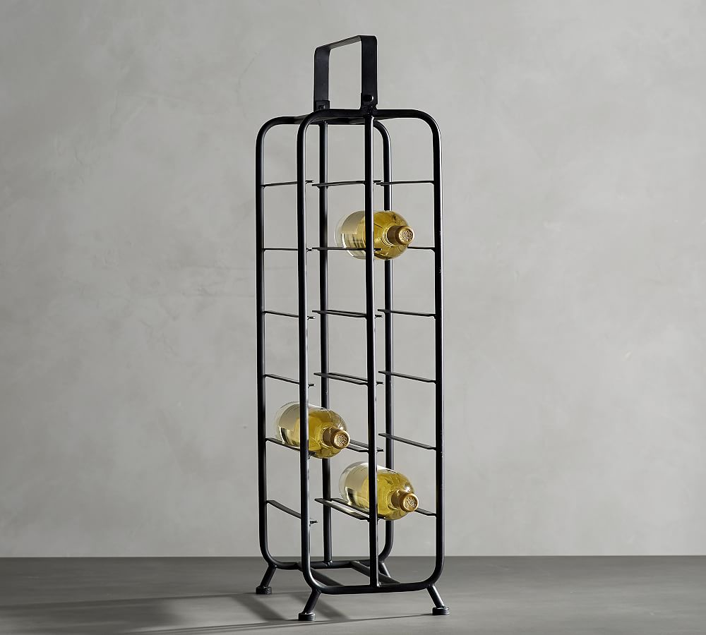 Pottery barn wine deals rack