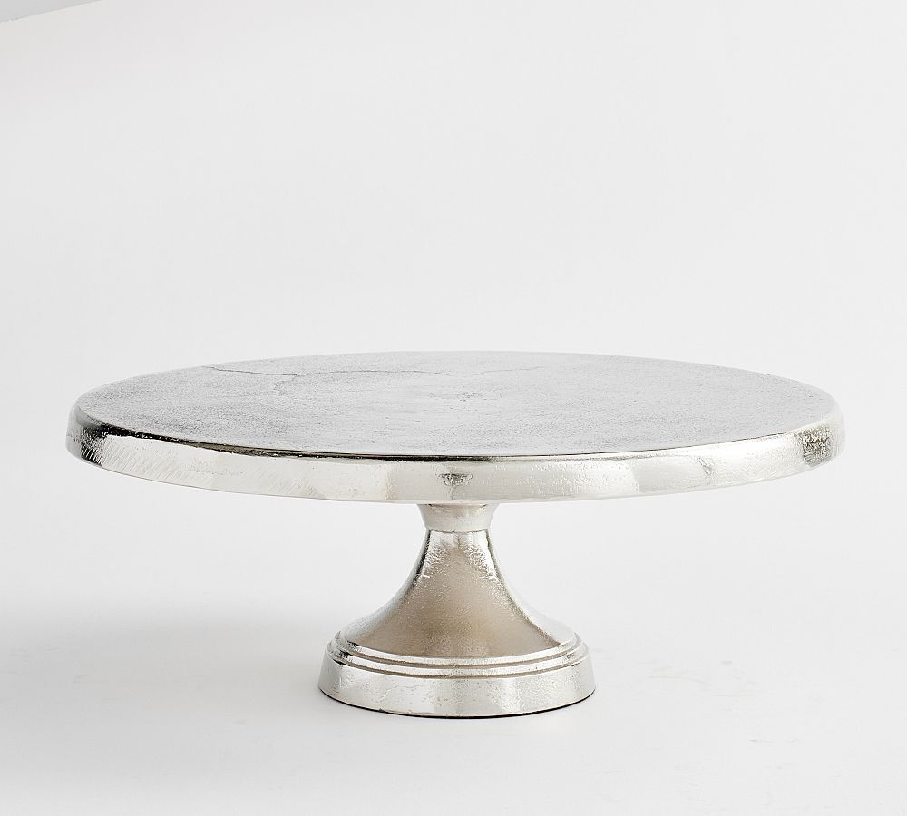 Square Metallic Gold Plinth Large Metal Cake Stand, Silver Cake Stand - Etsy