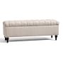 Lorraine Tufted Upholstered Queen Storage Bench (58&quot;)