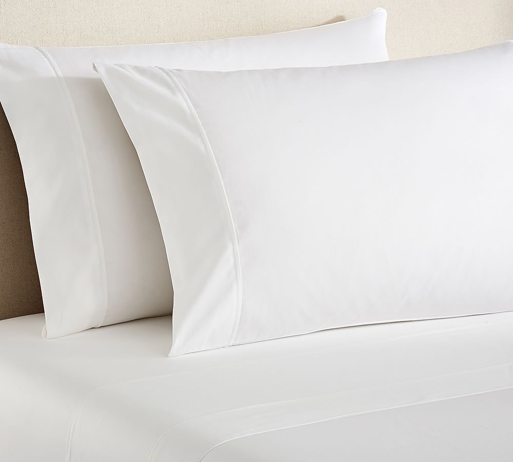 Essential Sateen Sheet Set (Size: King, Color: White)