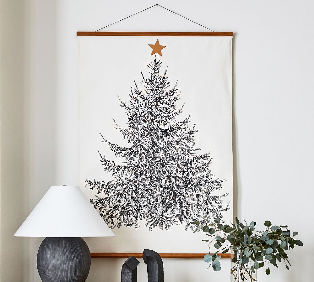 Light Up Holiday Tree Banner