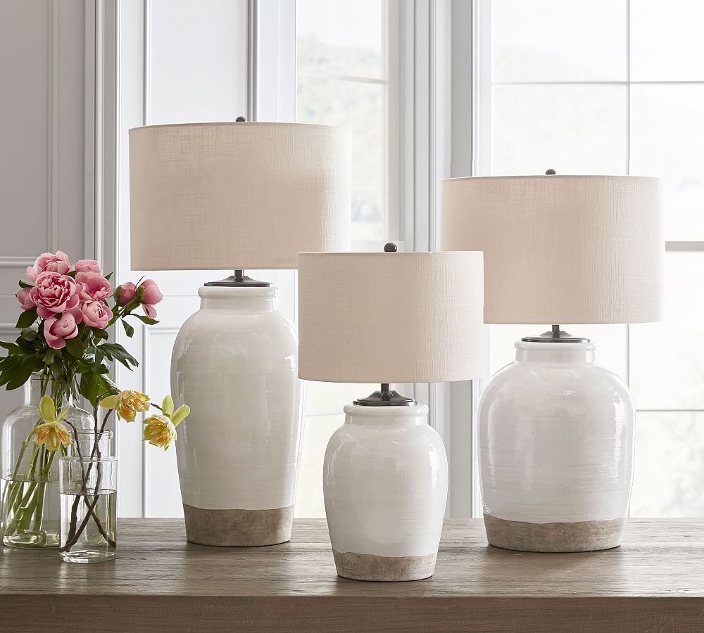 Pottery barn store nightstand lamps