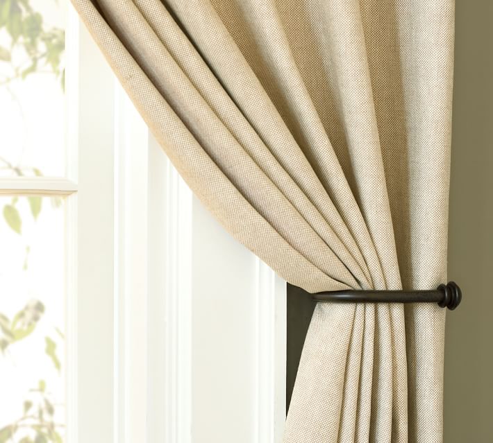 Linen Curtain Tie Backs, Set of 2 / Curtain Holdback / Window Treatments /  Fabric Curtain Hook -  Canada