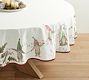 Forest Gnome Cotton/Linen Round Tablecloth
