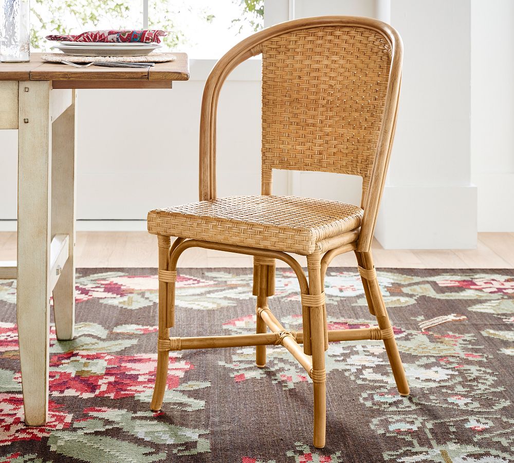 Cafe Bistro Rattan Dining Chair Pottery Barn