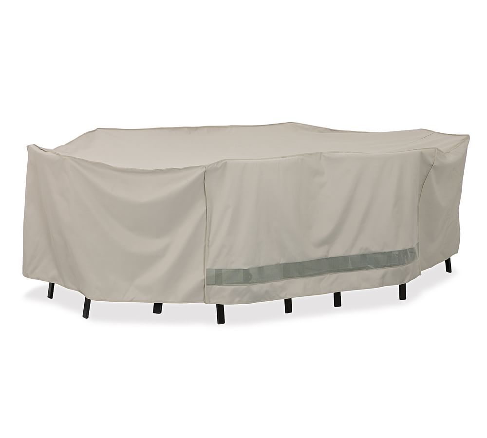 Universal Outdoor Dining Set Protective Covers (110&quot;-132&quot;)