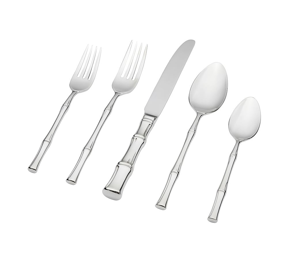 Bamboo Stainless Steel Flatware Sets