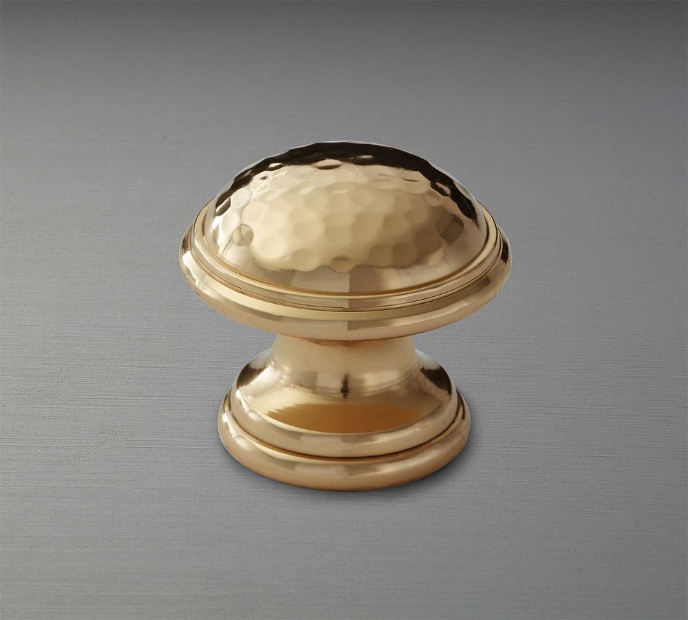 Round Ella Antique Bronze Round Cabinet Knob