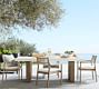 Pomona Concrete &amp; Acacia Rectangular Outdoor Dining Table (86&quot;)