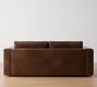 Carmel Wide Arm Leather Sleeper Sofa (86&quot;)