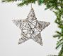 Lit Woven Star Ornament