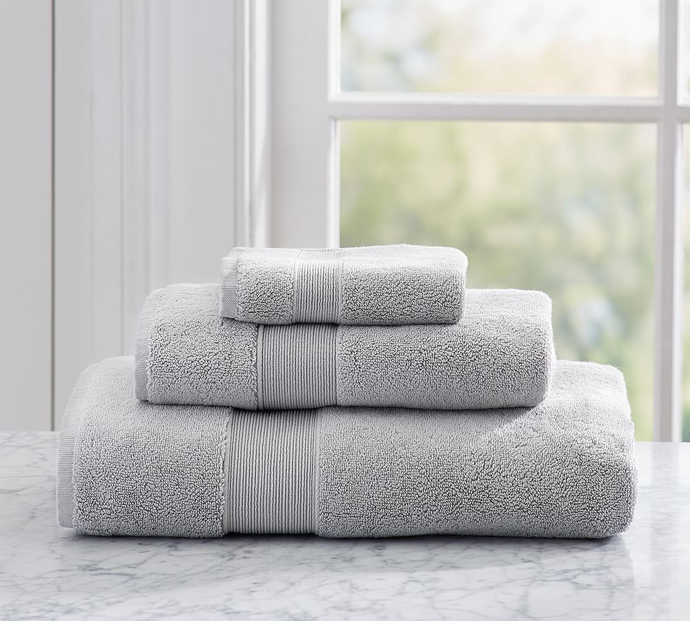 Classic Organic Towel - Hand Towel - Gray Mist