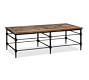 Parquet Rectangular Reclaimed Wood Coffee Table (54&quot;)