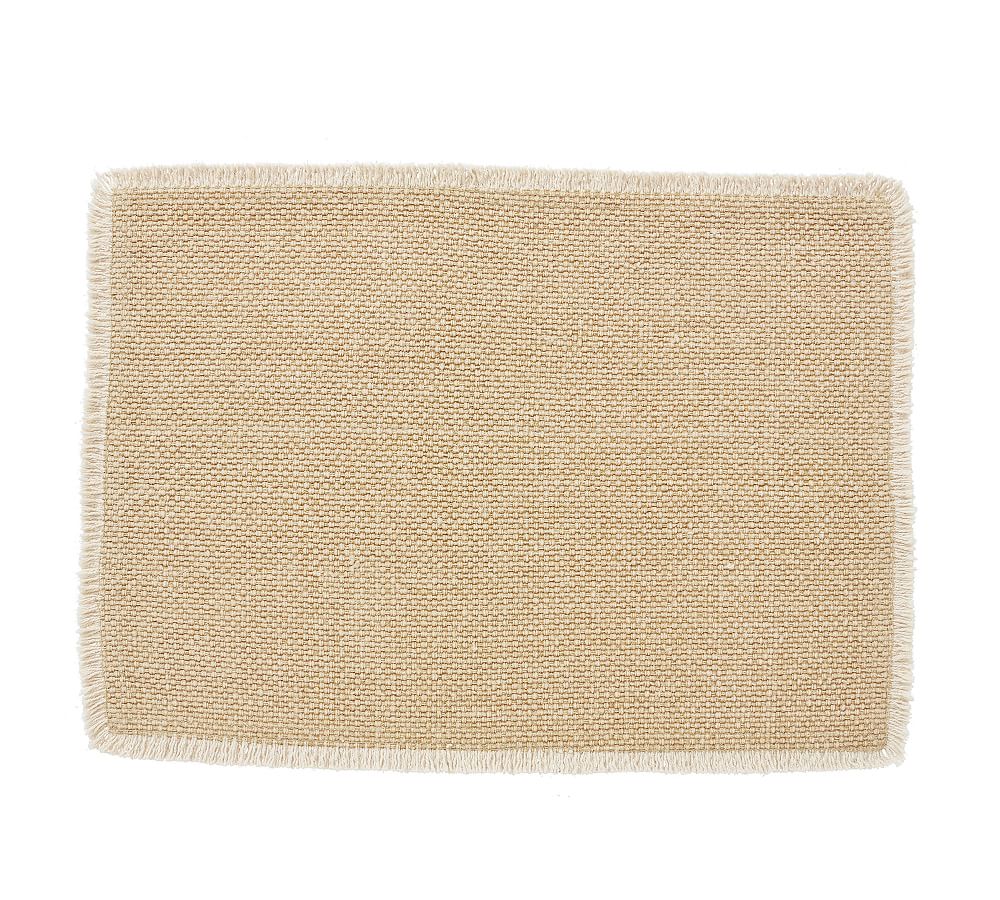 Handwoven Cotton Fringe Placemats (set of 4)