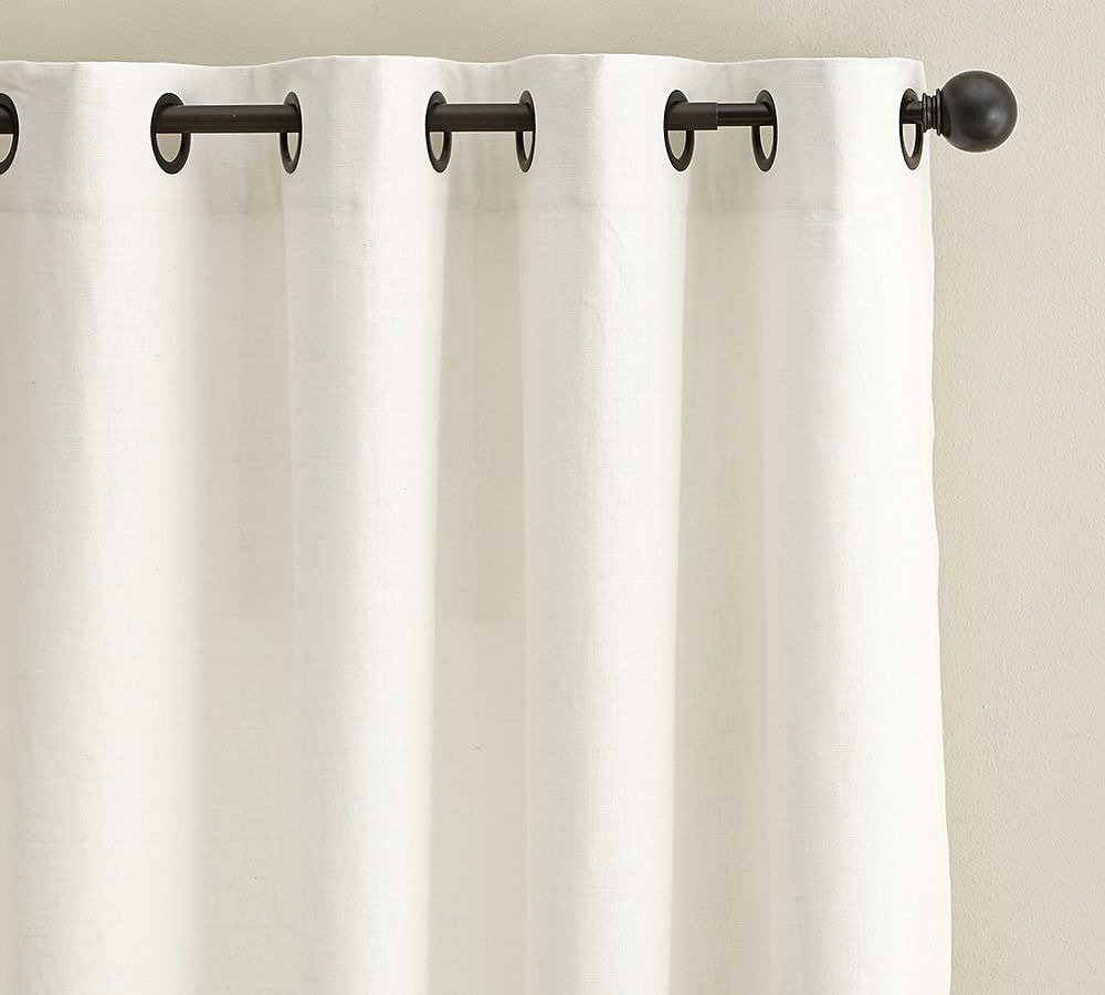 Emery Linen Grommet Light Filtering Curtain