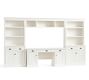 Aubrey Executive Desk Office Suite with Cabinets (104&quot;)