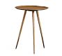 Euclid Round Metal End Table (25&quot;)
