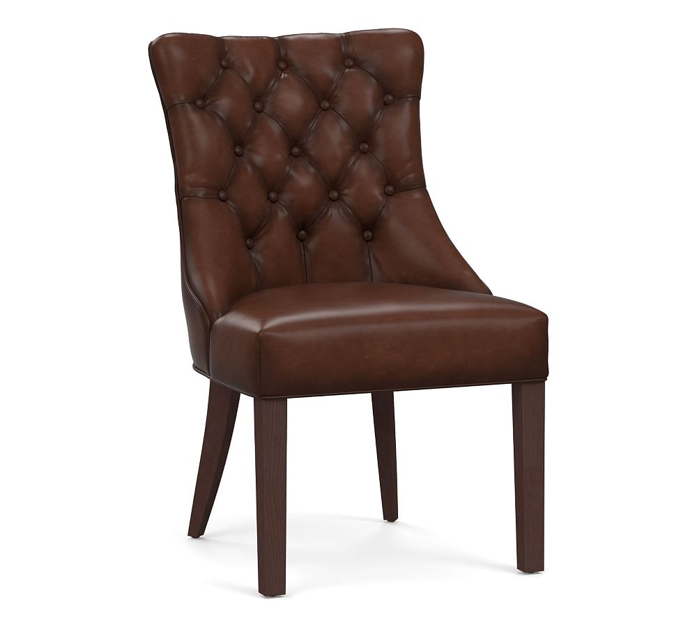 Hayes Tufted Leather Dining Chair