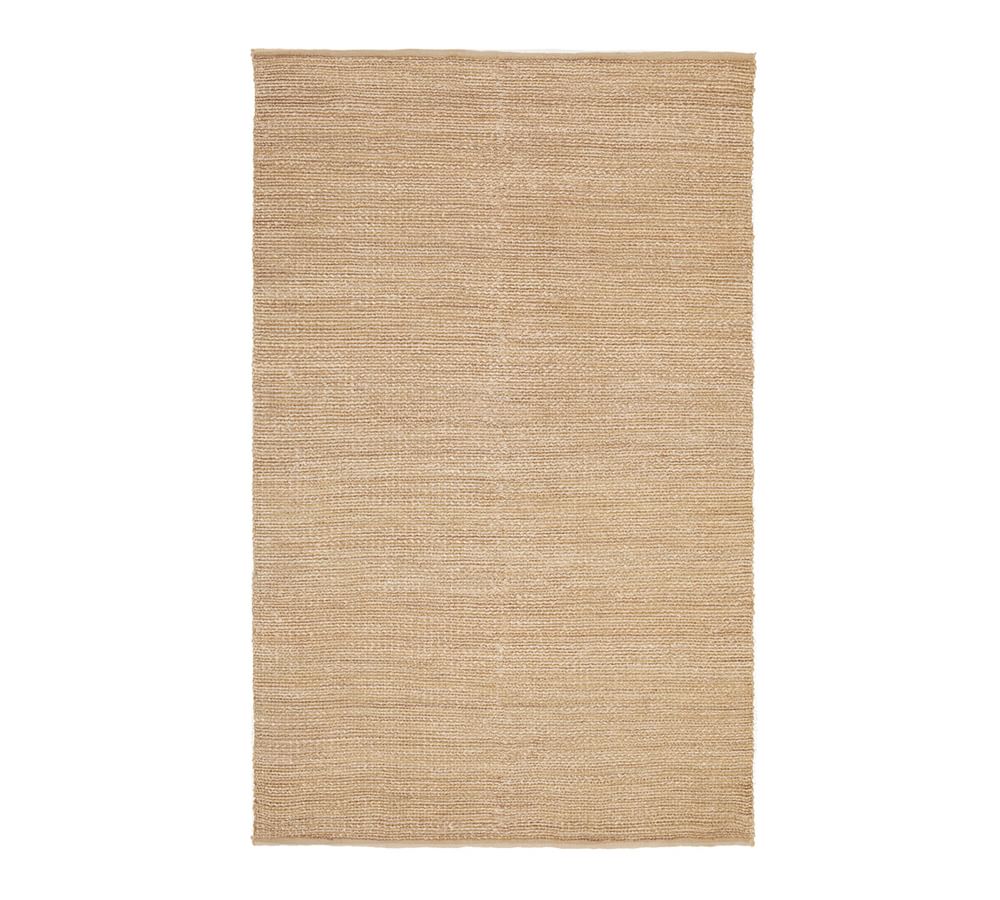 Heather Chenille/Jute Rug, 5x8', Natural