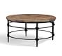 Parquet Round Reclaimed Wood Coffee Table (36&quot;)