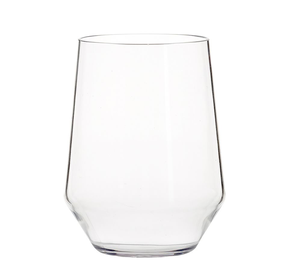 Happy Hour Outdoor Stemless Wine Glasses Set of 4