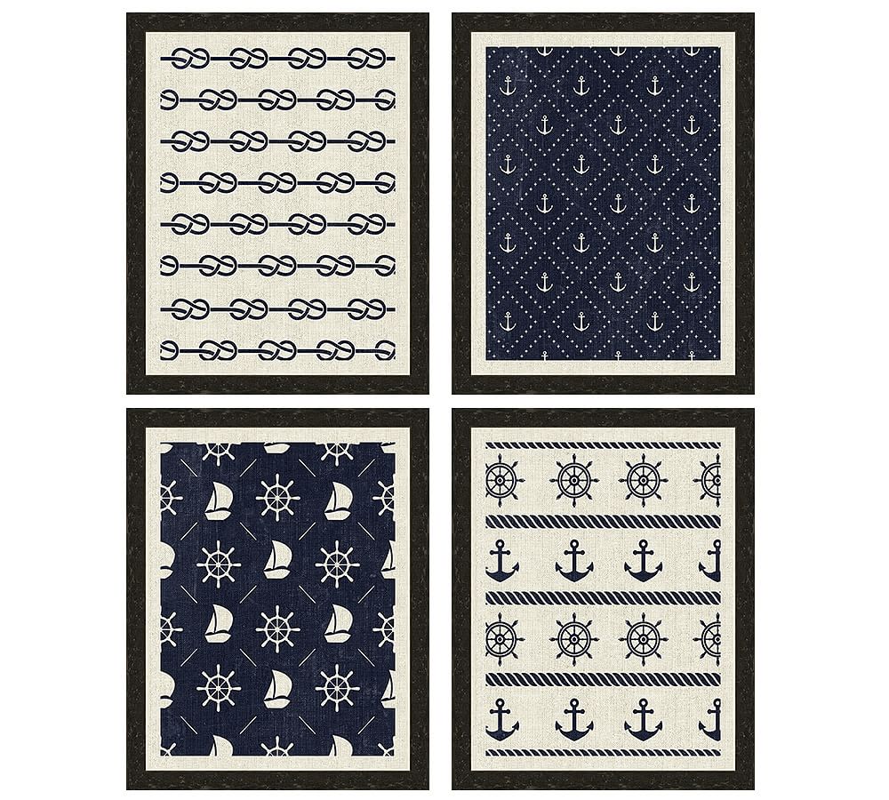 Nautical Pattern Print