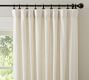Custom Emery Linen Curtain - Ivory