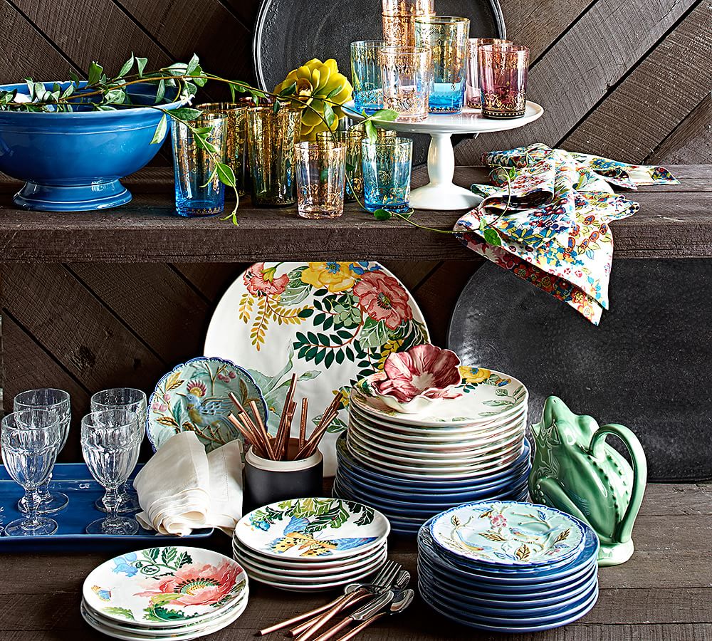 Butterfly dinnerware sale