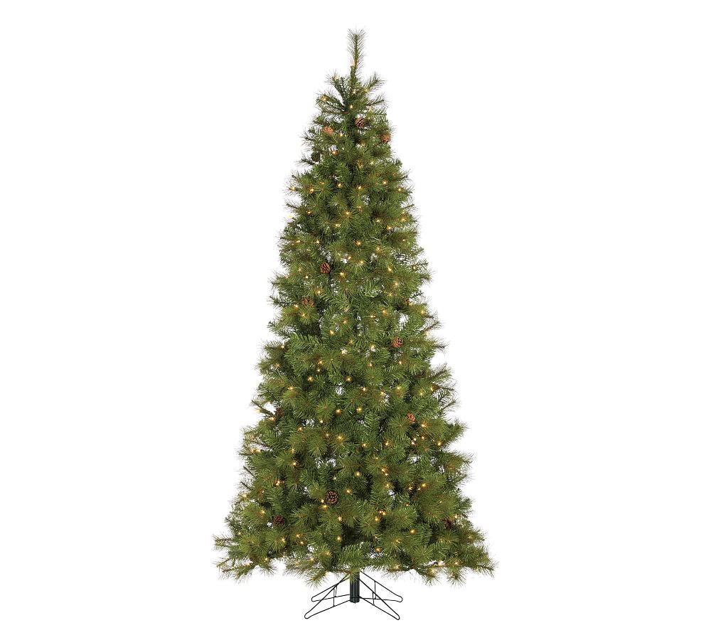 Pre-Lit Pine Artificial Christmas Tree