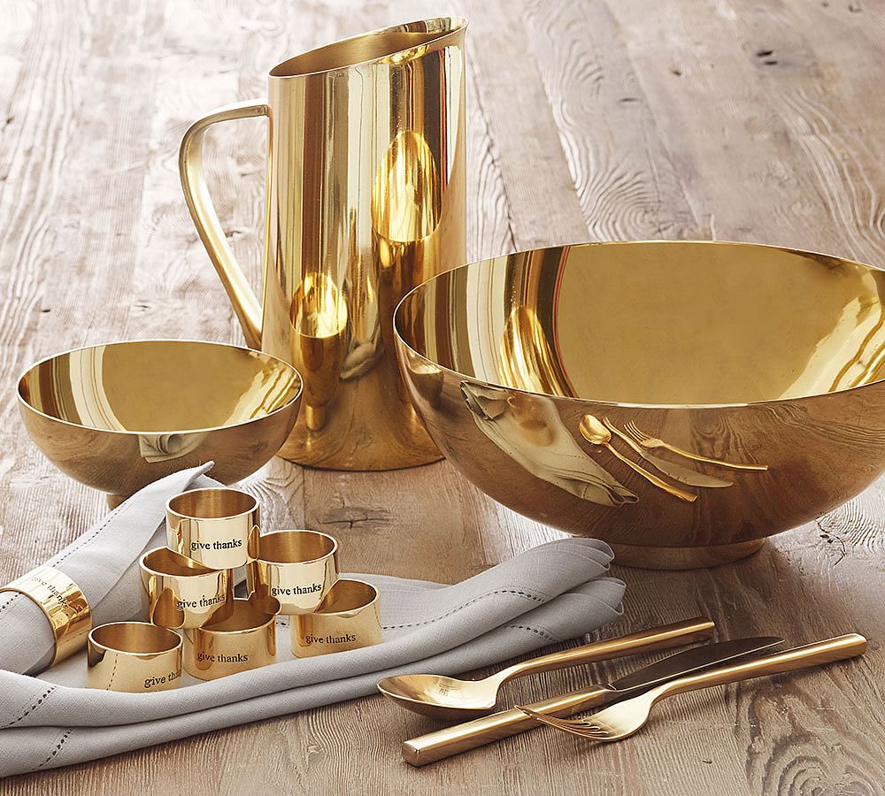 Gold 2025 serving bowls