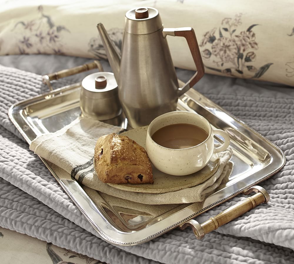 Silver-Plated Breakfast Tray