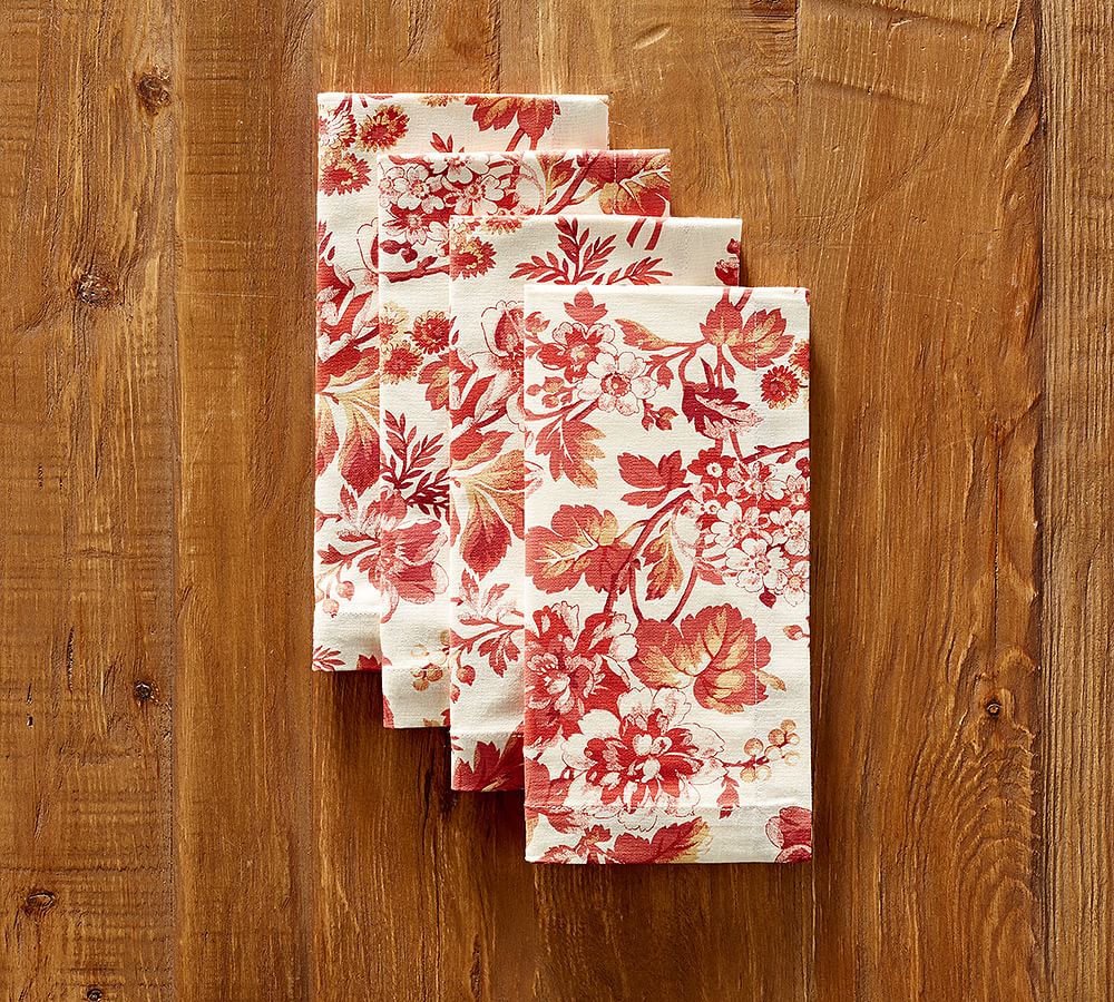 Floral Print Napkin, Set of 4